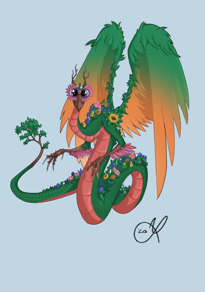 Flower Dragon - innit she purty?
