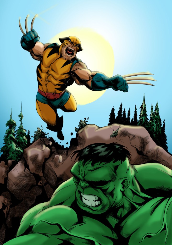 Old School Wolvie vs. Ol' Green Jeans
